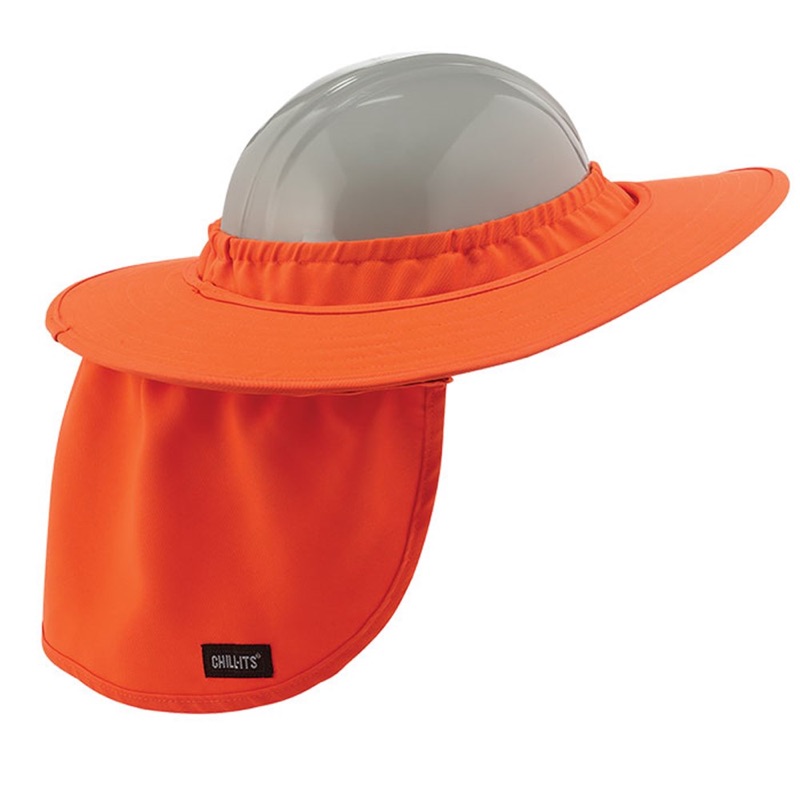 Pryme Ergodyne Chill-Its Hard Hat Brim Orange