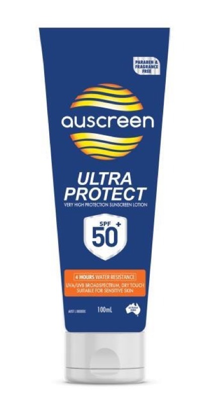 Auscreen Ultra Protect SPF50+ Sunscreen Lotion 100ml