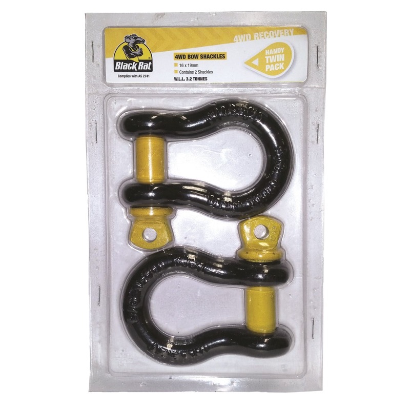 Black Rat 4WD Bow Shackles 3.2t