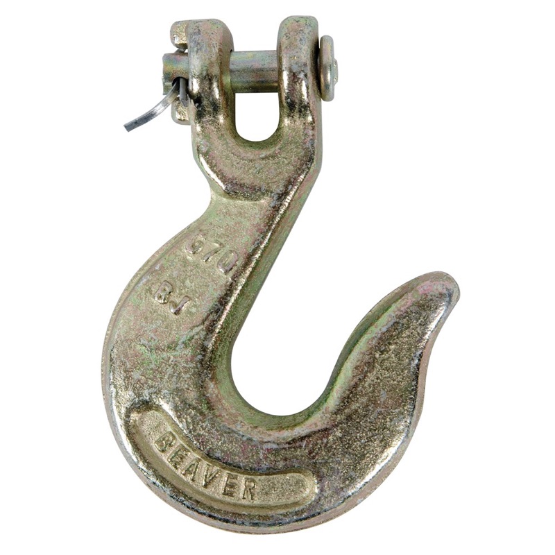 Beaver G70 Gold Clevis Slip Hooks 6mm