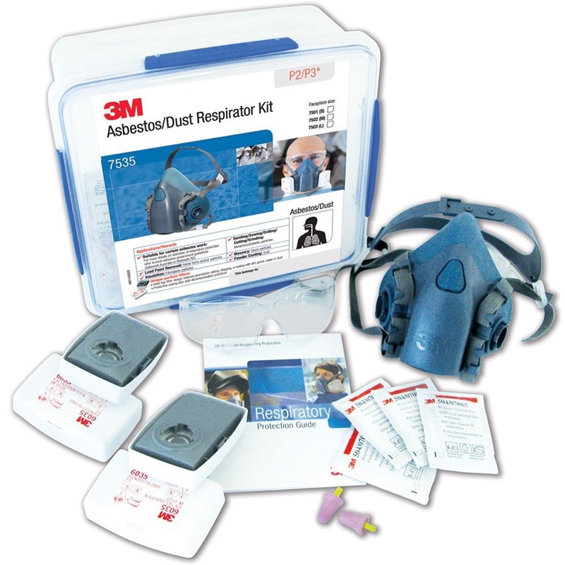 3M P2/P3 Asbestos/Dust Respirator Kit No colour x Size Large