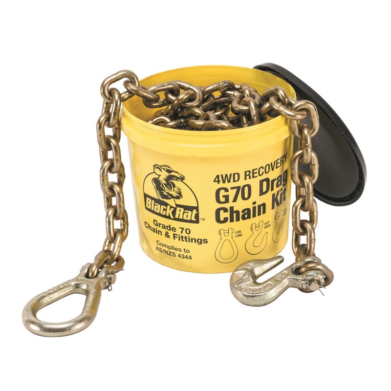 Beaver G70 Gold Drag Chain Kit with Lug Link and Grab Hook 10mm