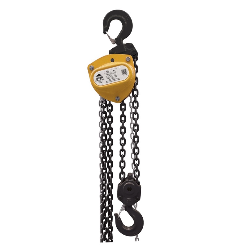 Beaver 3S Industrial Manual Chain Blocks (1.5-3m Standard Lift) 3t