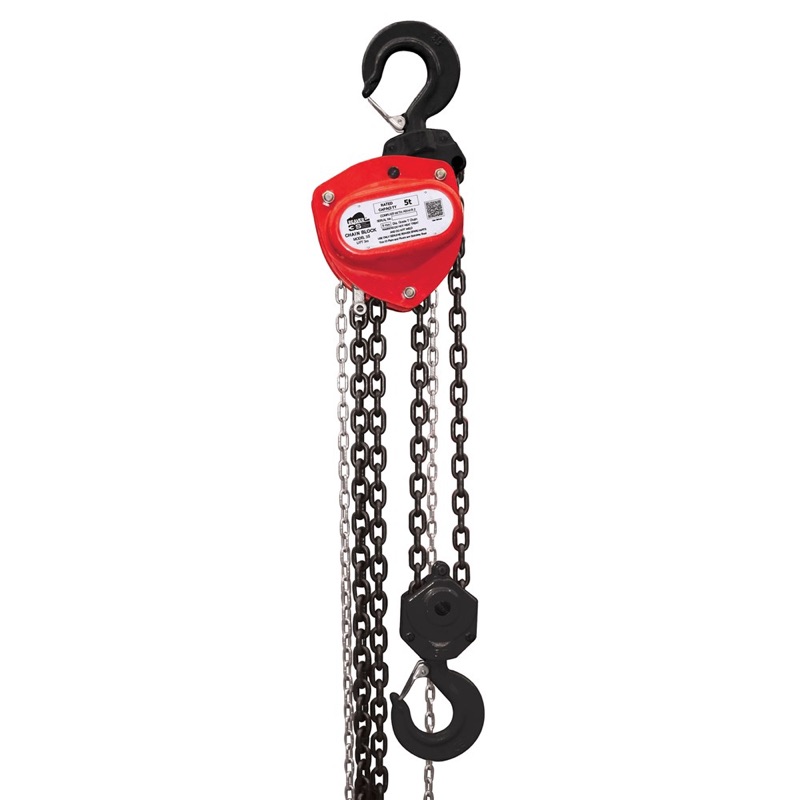 Beaver 3S Industrial Manual Chain Blocks With Overload Protection (3m Standard Lift) 5t