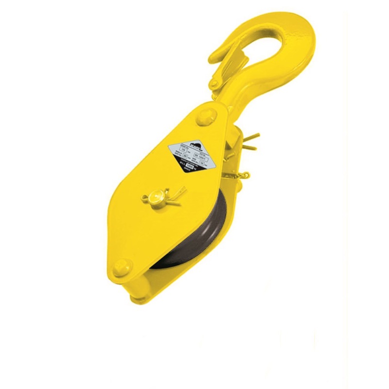 Beaver Single-Hand Operated Sheave Blocks with Swivel Hook 76mm