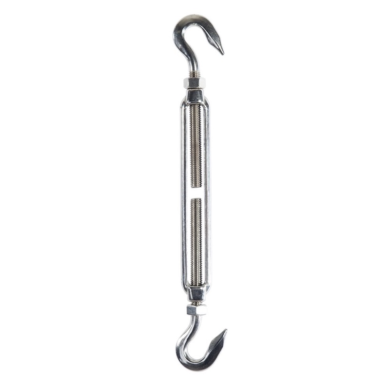 Beaver G316 Stainless Steel Hook and Eye Turnbuckles with Lock Nuts 5mm