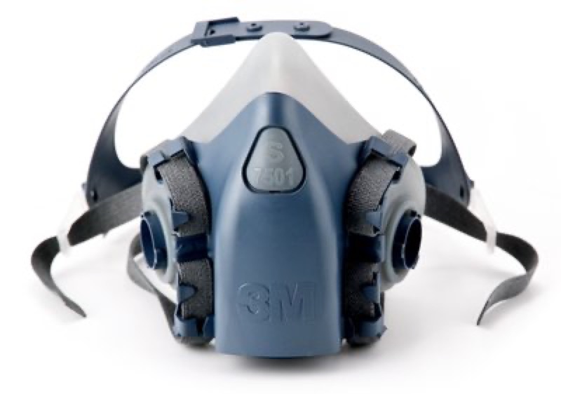 3M 7501 Small Half Face Respirator Premium Silicone
