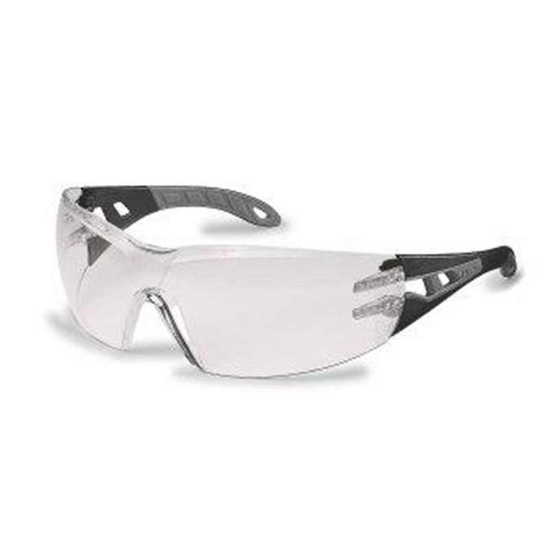 UVEX Pheos Safety Glasses Clear/Grey/Black
