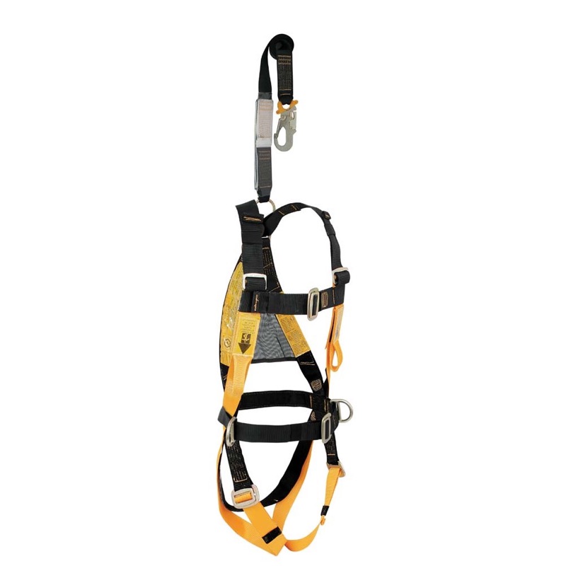 B-Safe All Purpose Fall Arrest Harness with Side D Rings and 2M Lanyard Medium