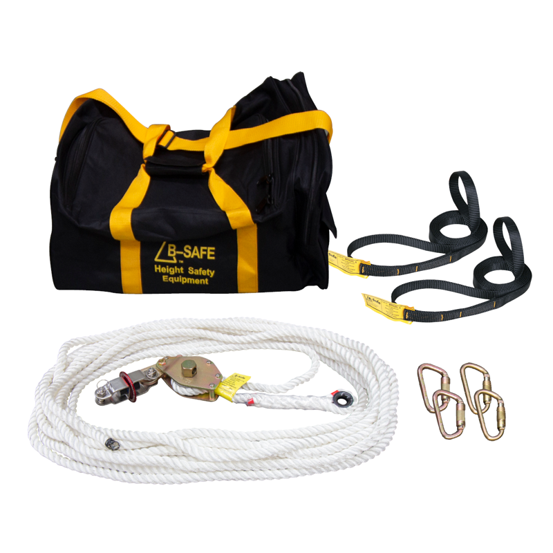 Temp Horiz Safetyline Kit 30M C/W Bsk0001  Bp03001.5 Ba0580 Bs030030 Polyester Rope
