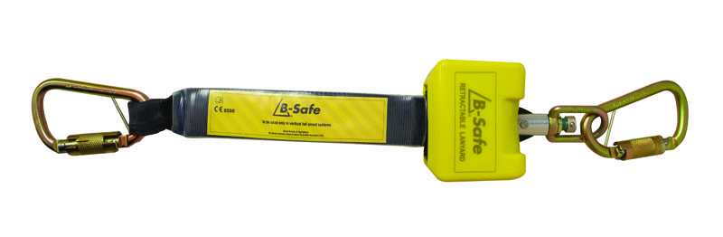 Retractable Lanyard SRL B-Safe100KG 2.5M Twist Lock Karabiners