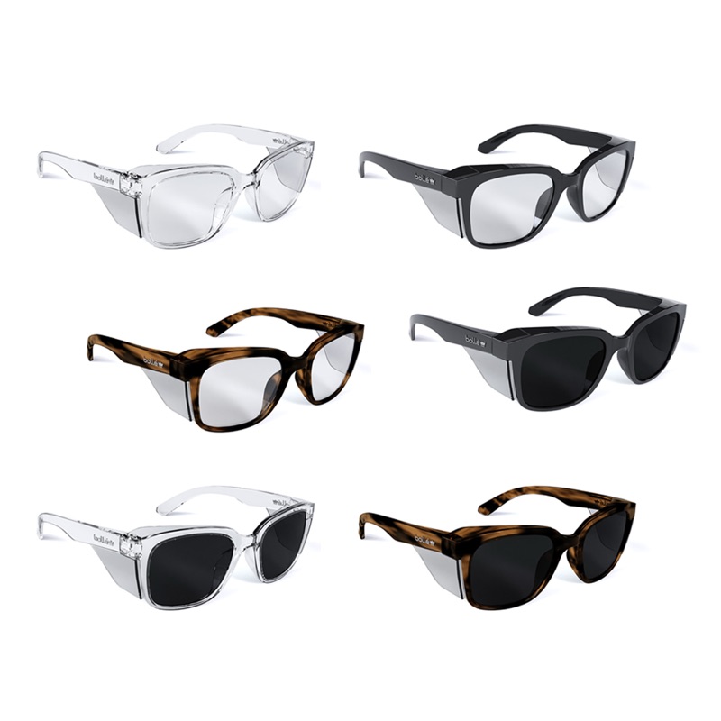Bolle STKS 410 Platinum Coated Clear x Black Gloss PC Frame