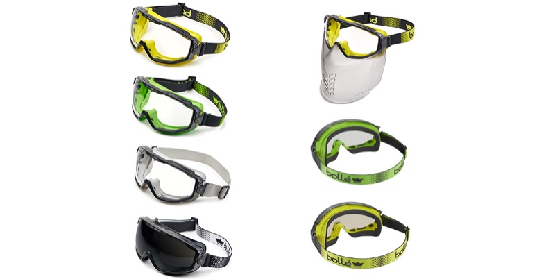 Bolle Universal Safety Goggles Sealed x Foam Platinum x Clear