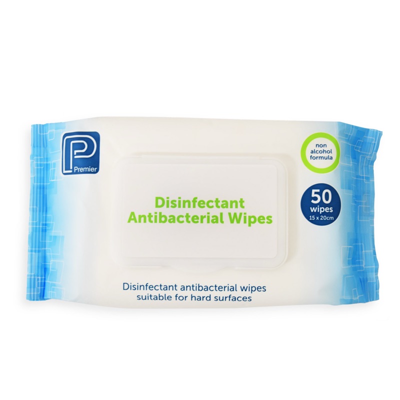 Premier Disinfectant Wipes White x 100 Pack