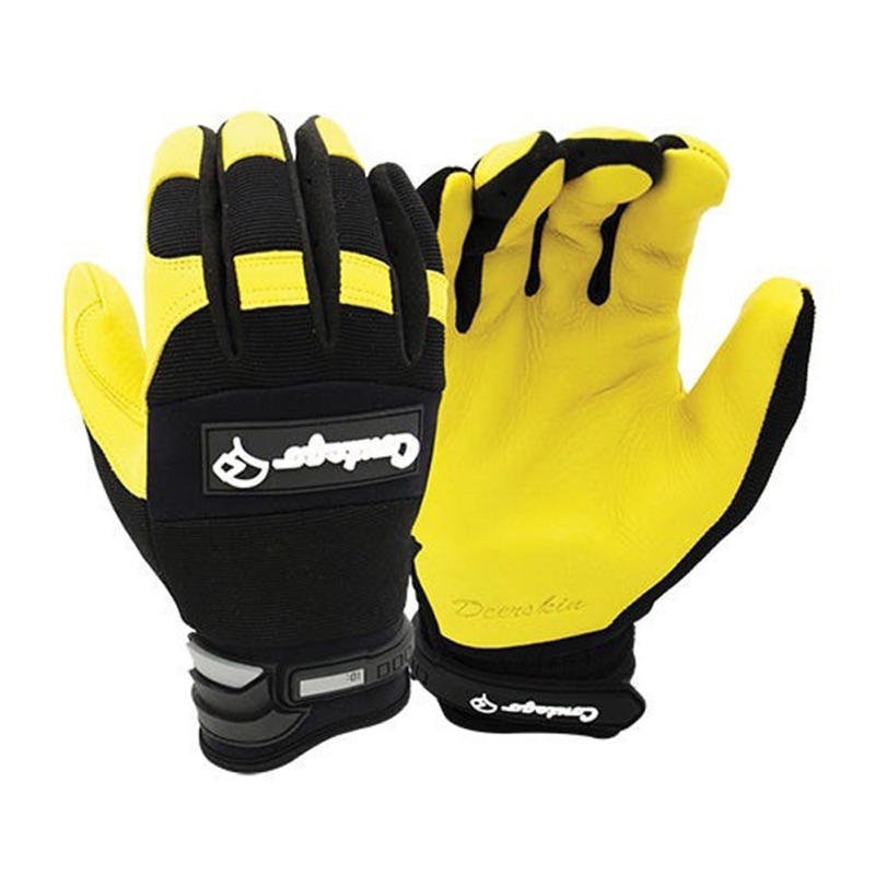 Contego Black/Yellow Golden Eagle Grip Tab Glove Yellow/Black x Size 2 Extra Large