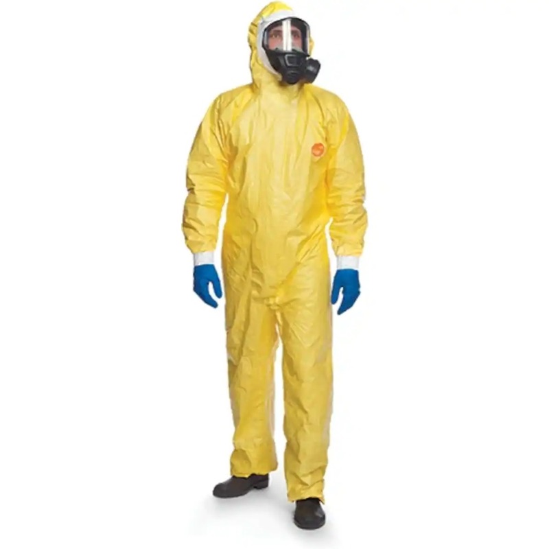 Dupont Tychem 2000C Plus Chemical Suit Yellow x Size 2 Extra Large
