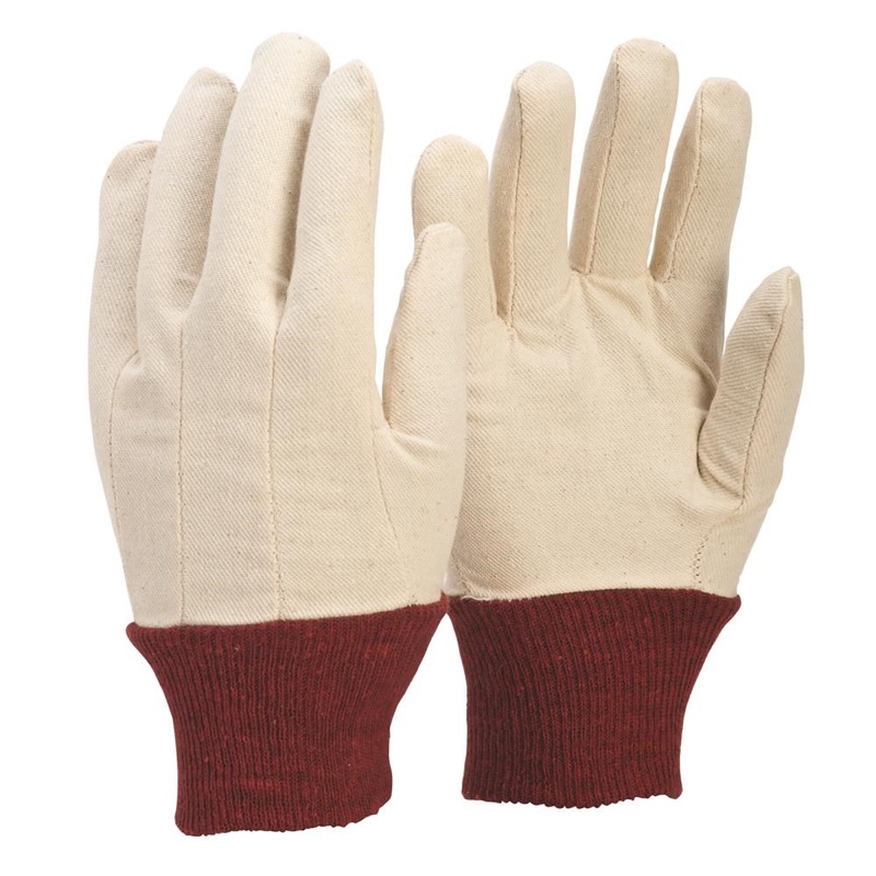 Frontier Cotton Drill Cuff Glove Blue x Size Medium