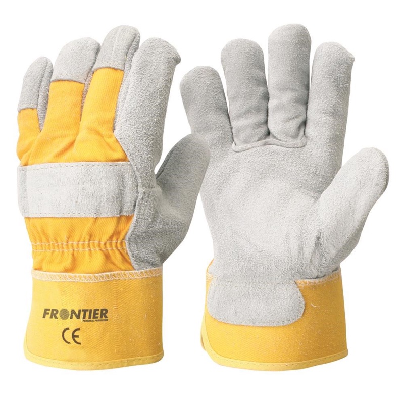 Frontier Yellow Leather Rancher Glove Yellow x One Size Fits All