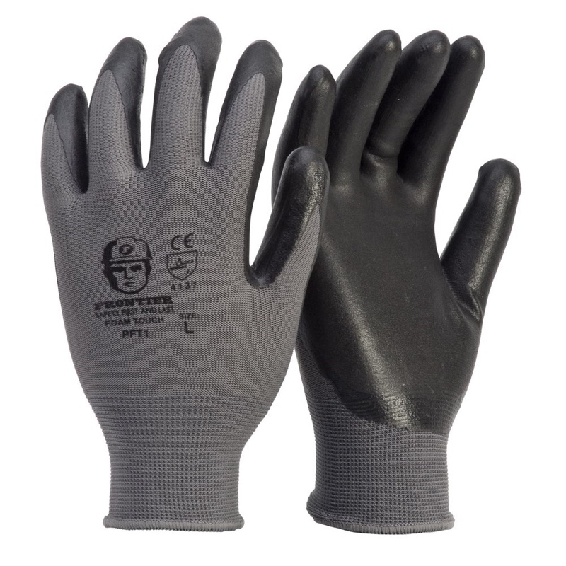 Frontier Takt Micro Foam Nitrile Glove Black x Size Small