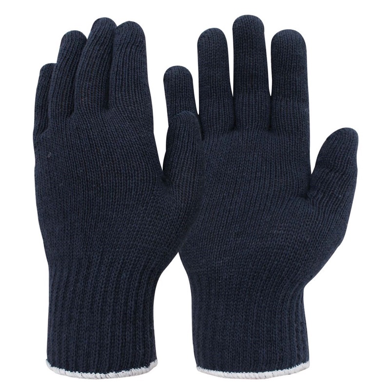 Frontier Ladies Knitted Polycotton Glove Navy x Mens