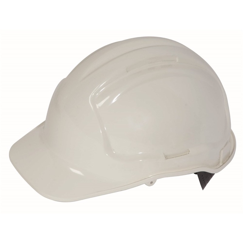 Frontier Non-Vented Hard Hat White x One Size Fits All