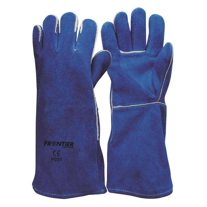 Frontier Gauntlet Welders Glove Blue x One Size Fits All