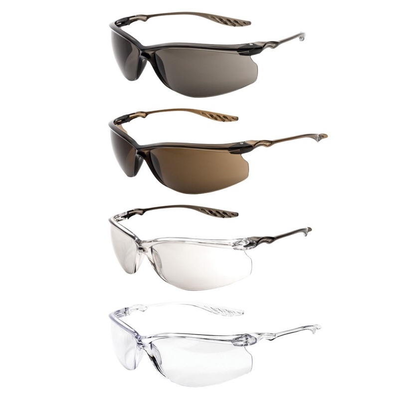 Frontier X-Caliber Safety Glasses Light Mirror x One Size Fits All
