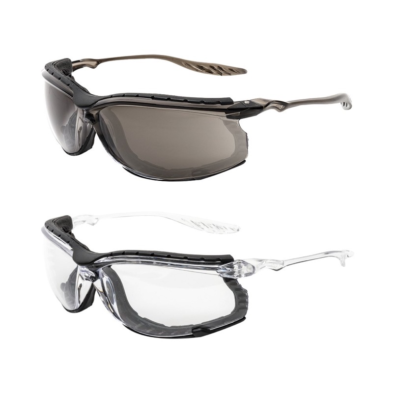 Frontier X-Caliber Safety Glasses With Dust Guard Clear x One Size Fits All