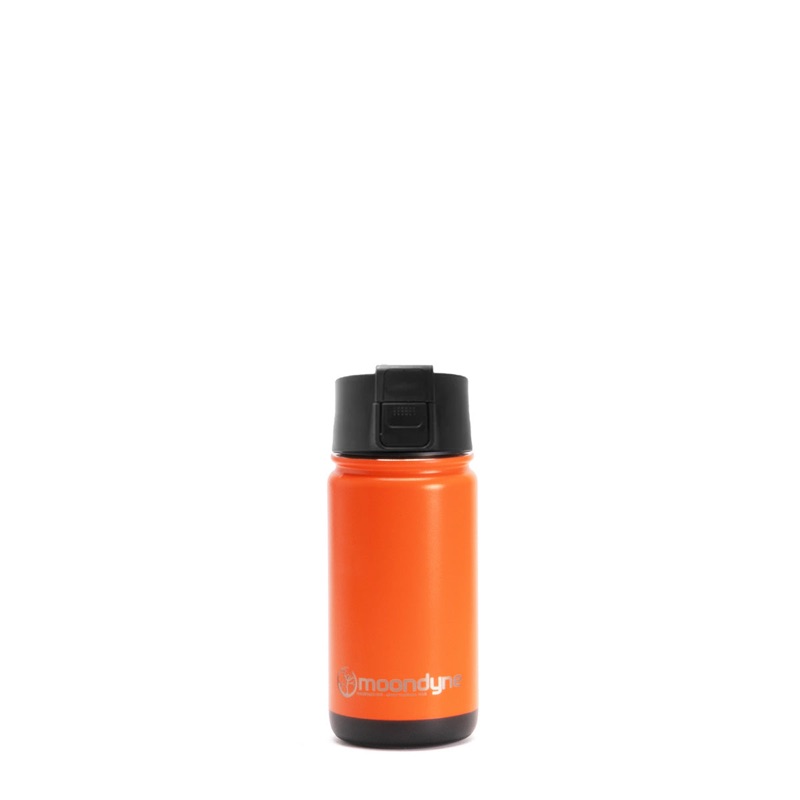 Moondyne Insulated Mug 420ml Stainless Steel Orange