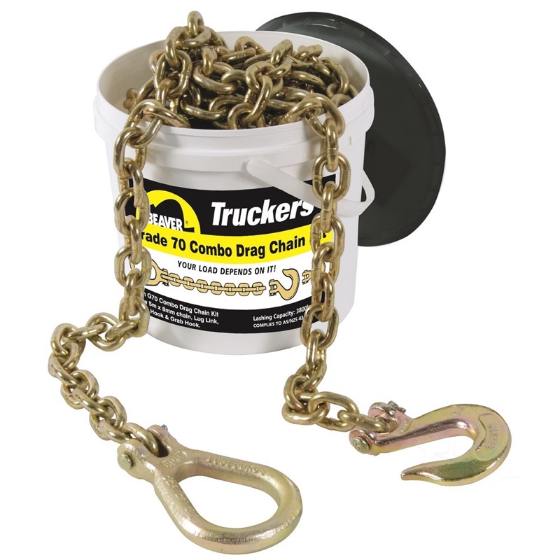 Beaver G70 Gold Drag Chain Kit with Lug Link and Slip Hook 13mm