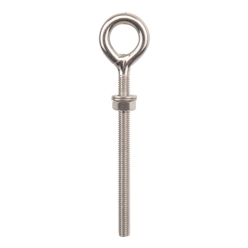 Beaver G304 Stainless Steel Eye Bolt with Nut and 2 Washers 6mm x 40mm