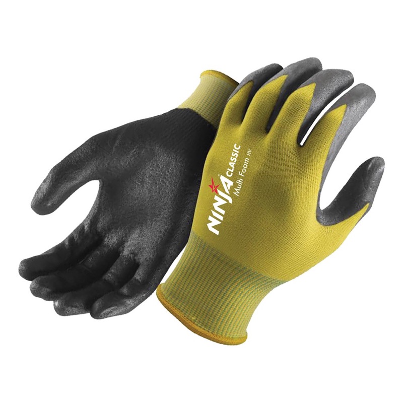 Ninja Classic Multi Foam Glove Grey x Size Extra Large