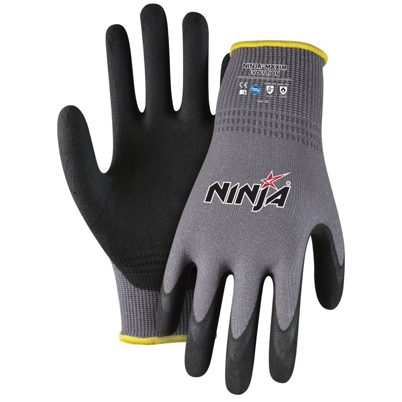 Ninja Maxim Evolution NFT Gloves Grey x Size 2XL