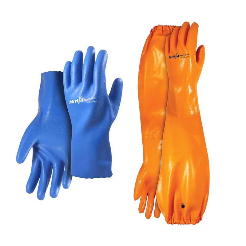 Ninja Multi-Tech Nitrachem Glove Blue x Size Extra Large