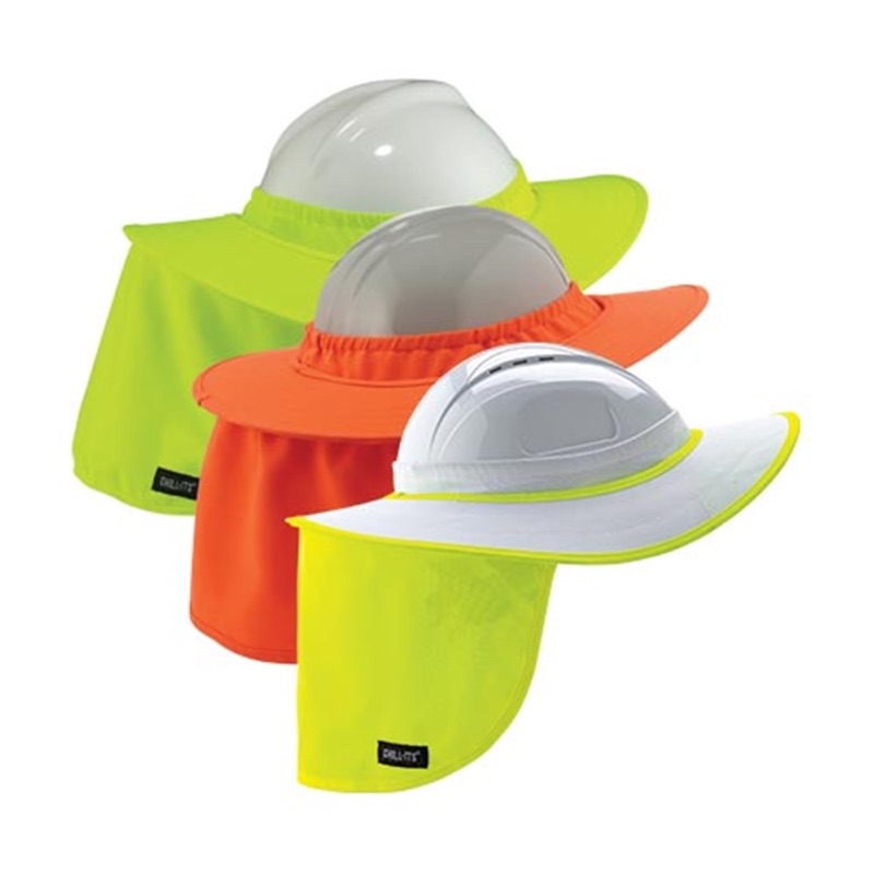 Pryme Ergodyne Chill-Its Hard Hat Brim Lime