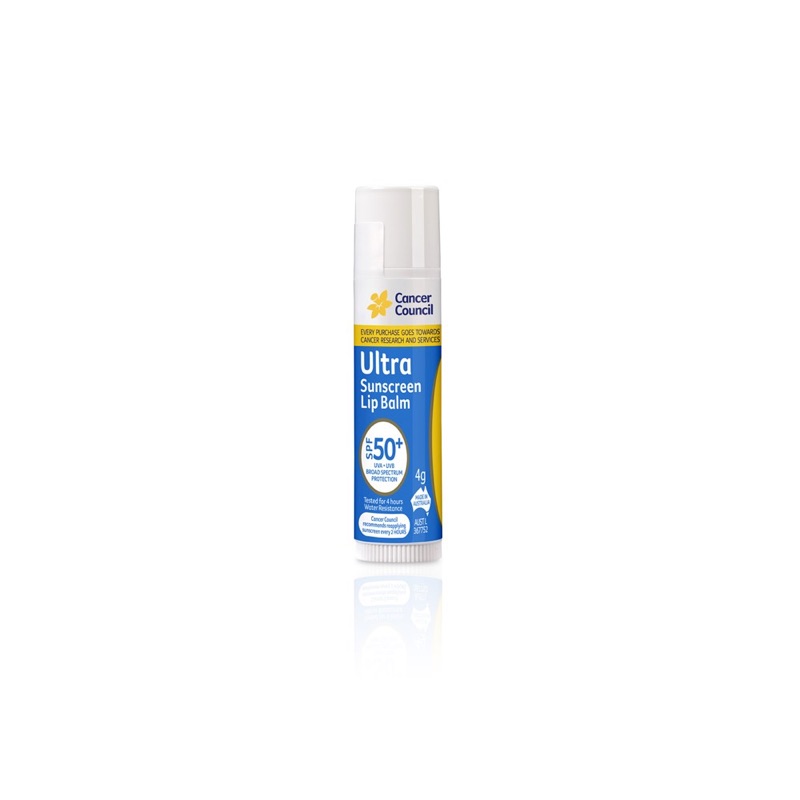Cancer Council Sunscreen 50+ Ultra Lip Balm 4gm