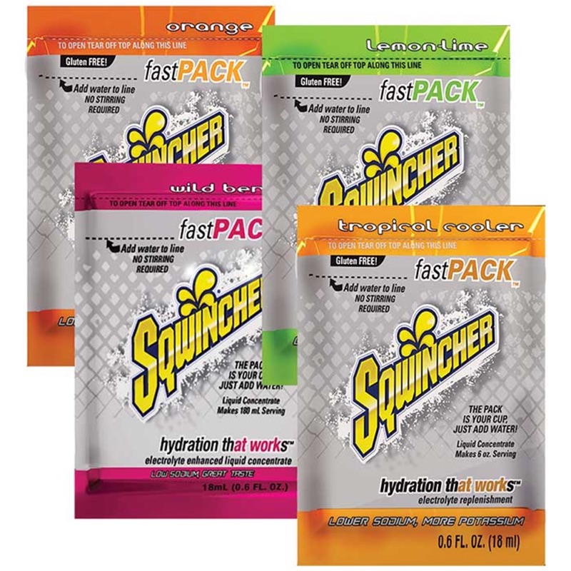 Sqwincher Fast Pack - 180mL Wild Berry