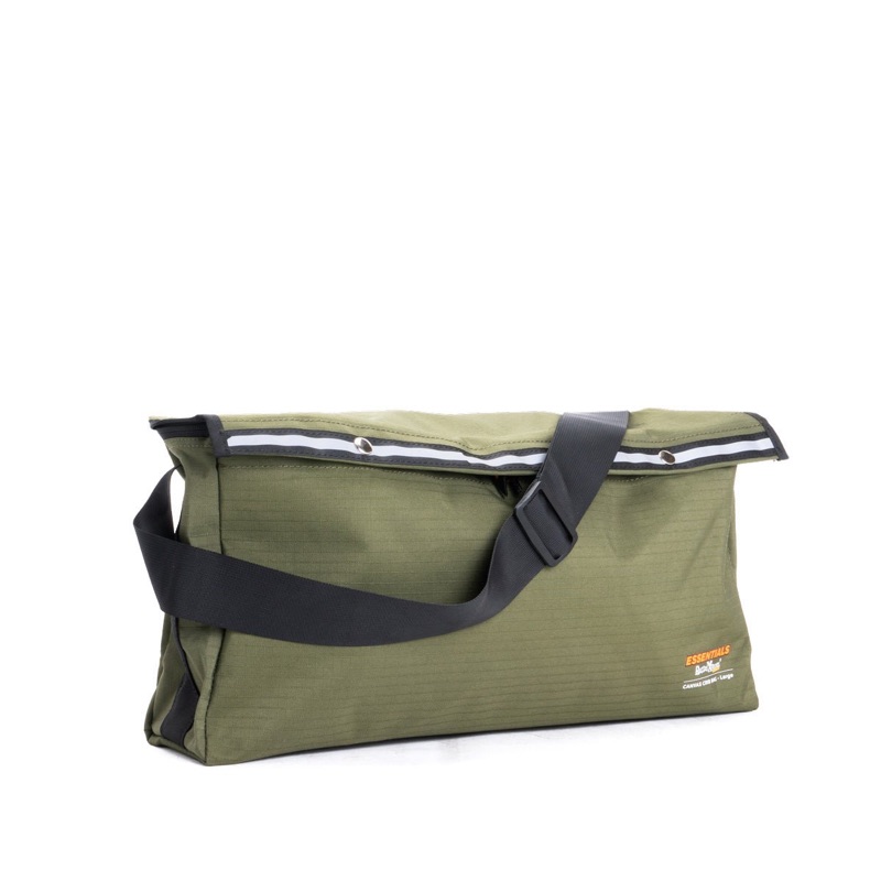 Crib Bag Large Canvas Green