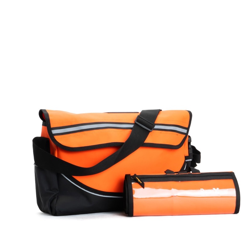 Crib Tool Bag Medium PVC Orange