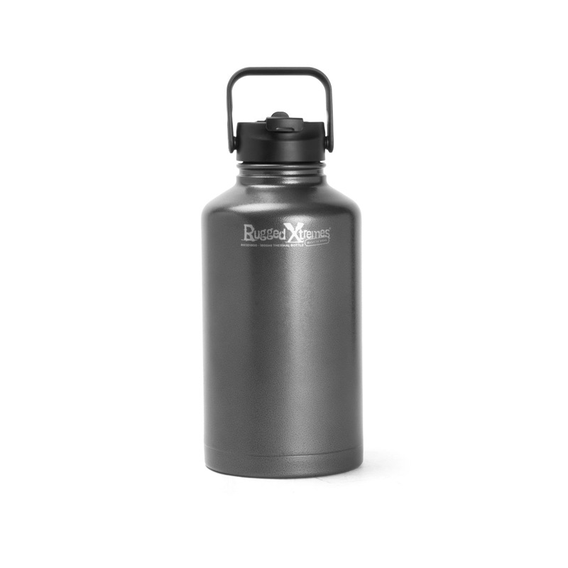 Insulated Bottle 1800ml Stainless Steel Grey